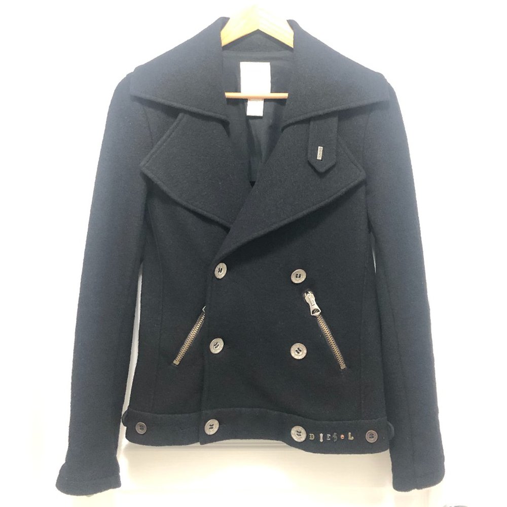 Diesel Wool Pea Coat - Size XS